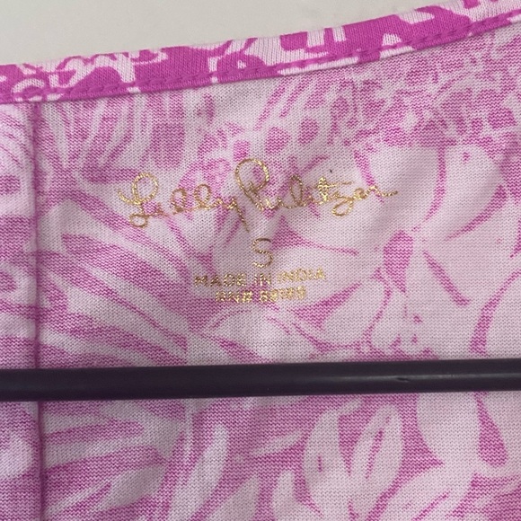 Lilly Pulitzer Lela Henley Tank Dress Pink Bright Fuchsia Women’s Size Small NEW - Picture 3 of 7